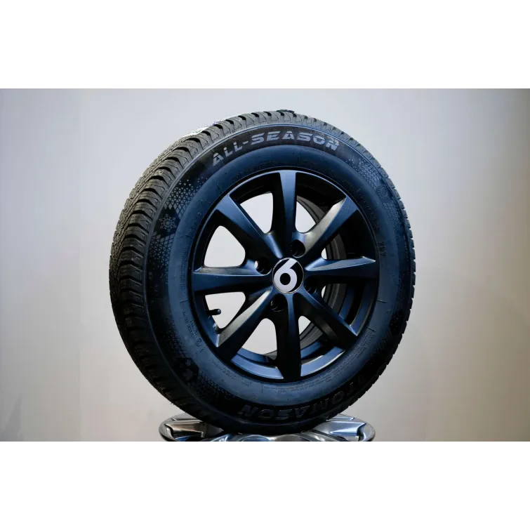 Kes&auml;rengas 185R14C matta musta 5x112