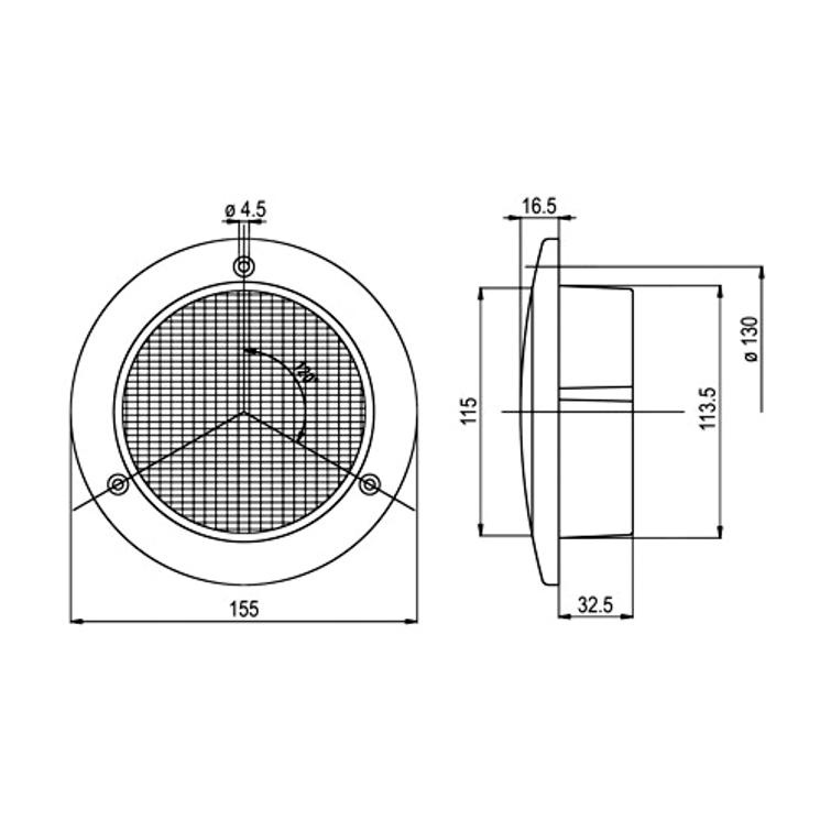 JOKON led taka,jarru ja suuntavalo 735 &Oslash;155mm 12V